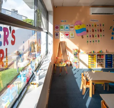 A moment from daily life at The Avenue Preschool